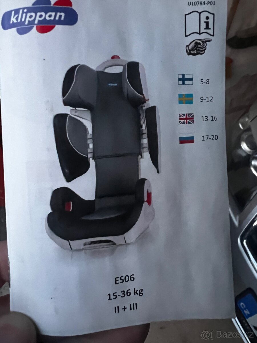Autosedačka Klippan ES06 (15-36kg) - 5