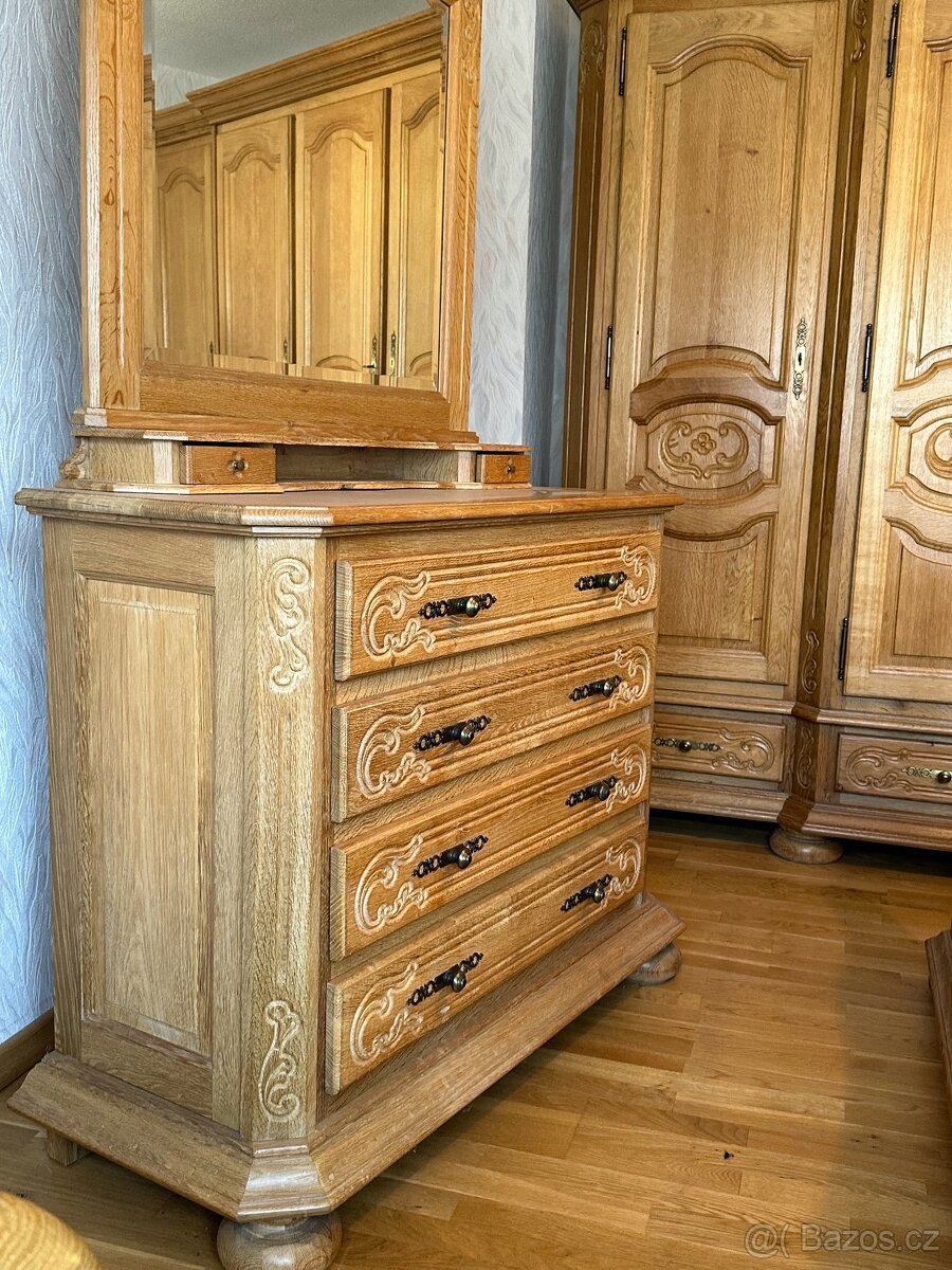 Dubová celomasivní ložnice, TOP zpracování - 5