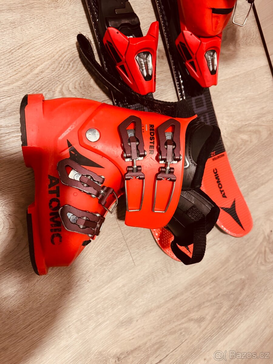 Dětské lyže Atomic Redster J2 + lyžáky - 5
