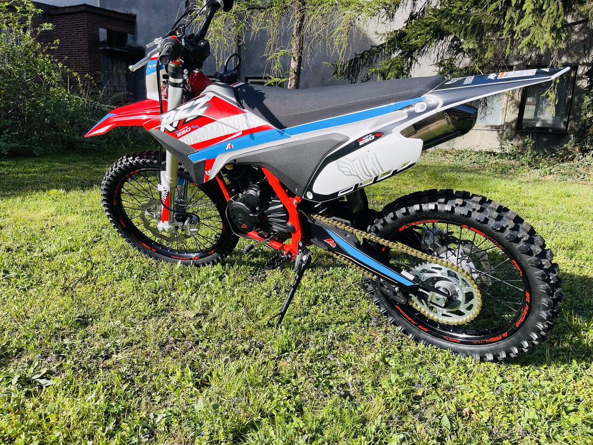 Pitbike Leramotors Thunder 250ccm, 21/18, červená - 5