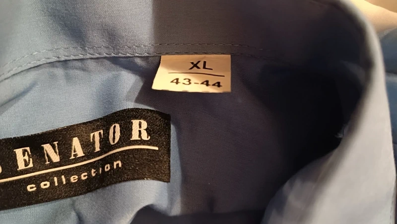 Modrá pánská košile 43-44 - 5