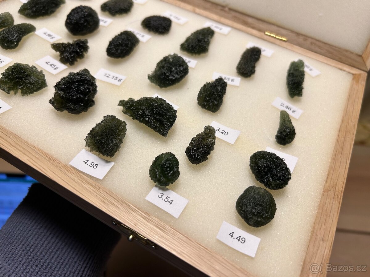 Prodám sbírku vltavínů, krásný kousky - 5