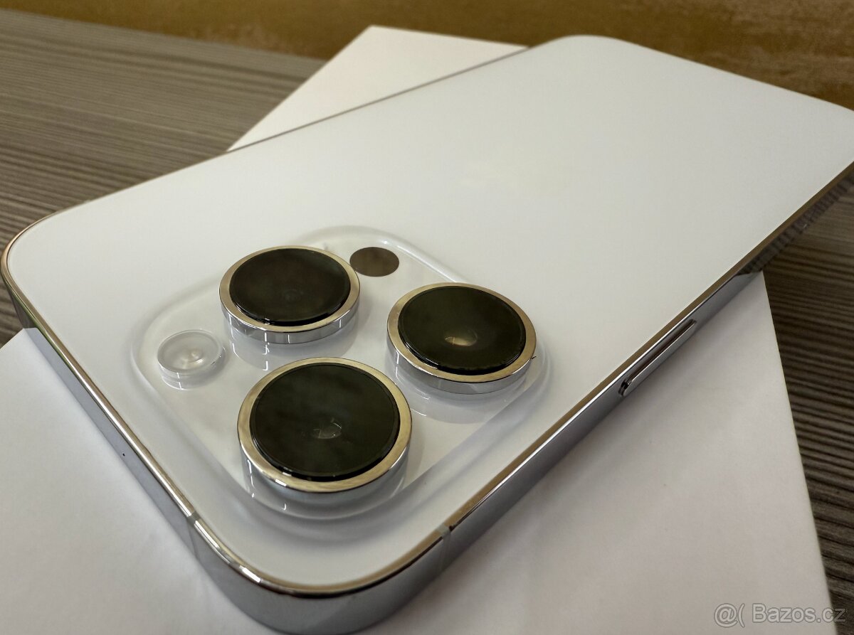 Apple iPhone 14 Pro 256GB stříbrná, Top stav, baterie 100% - 5