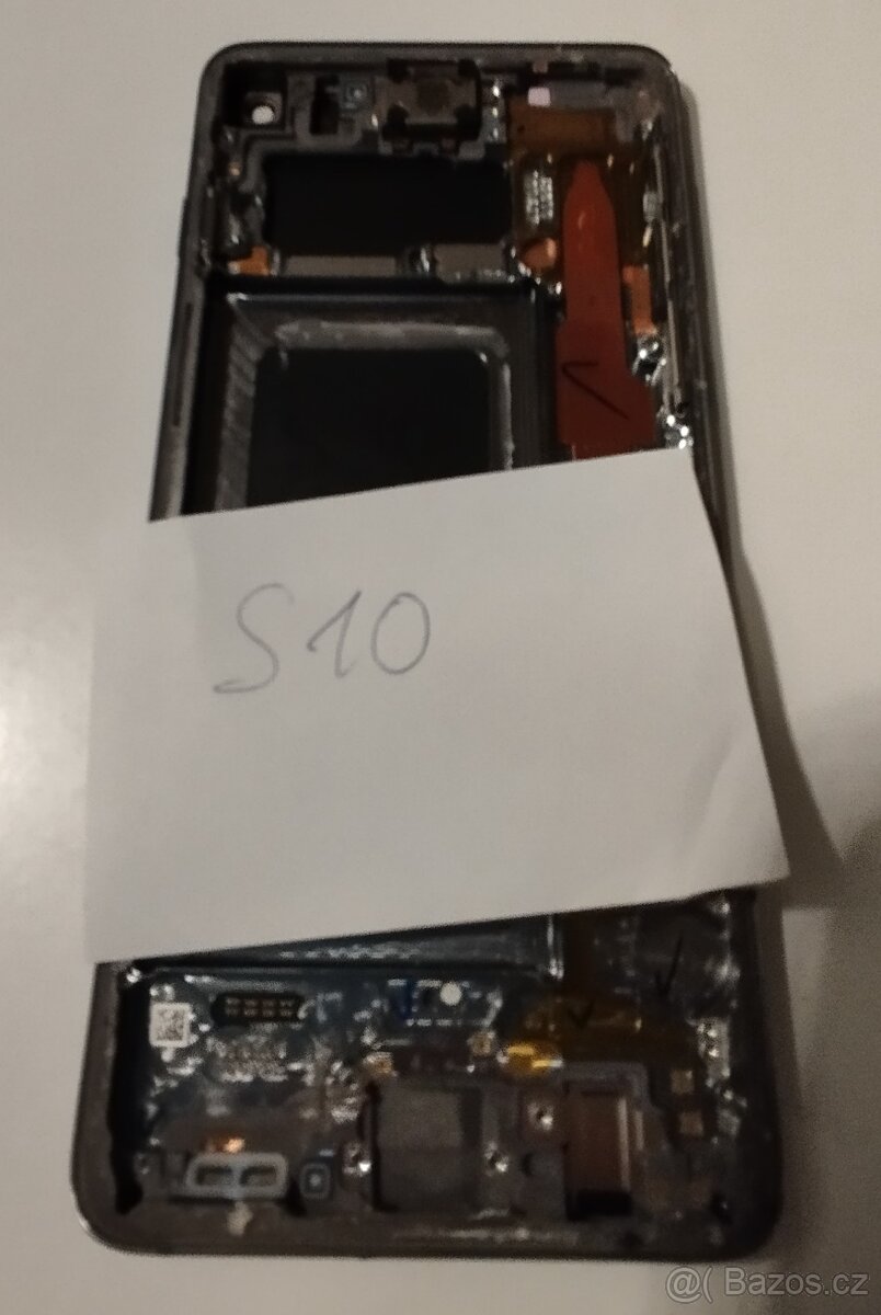 Prodám pro Samsung Galaxy S10 - středový rám a zadní kryt - 5