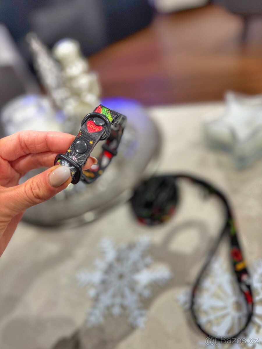 Luxusní obojek + vodítko OBODOG - 5