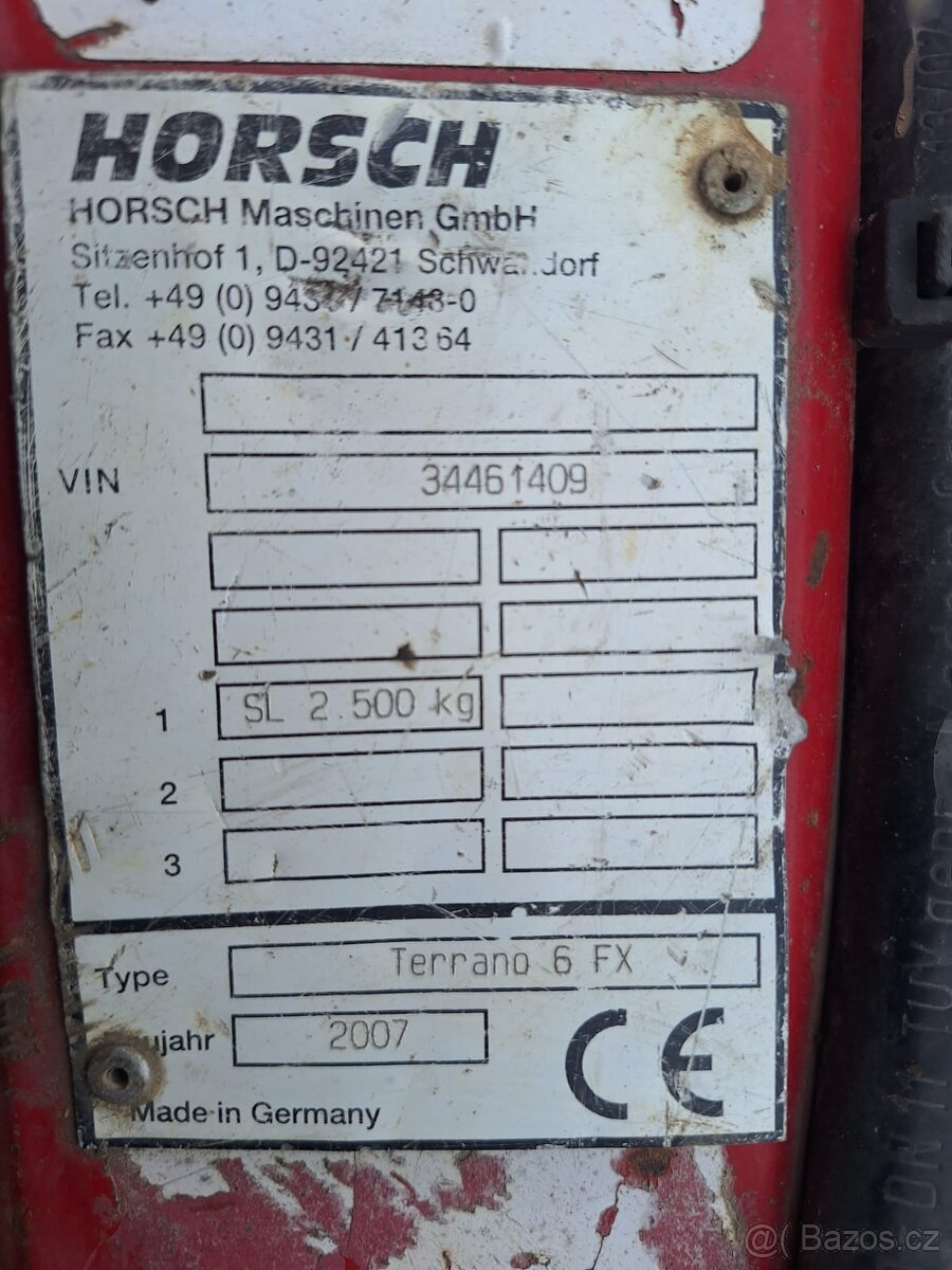 Radličkový kypřič HORSCH TERRANO 6FX - 5