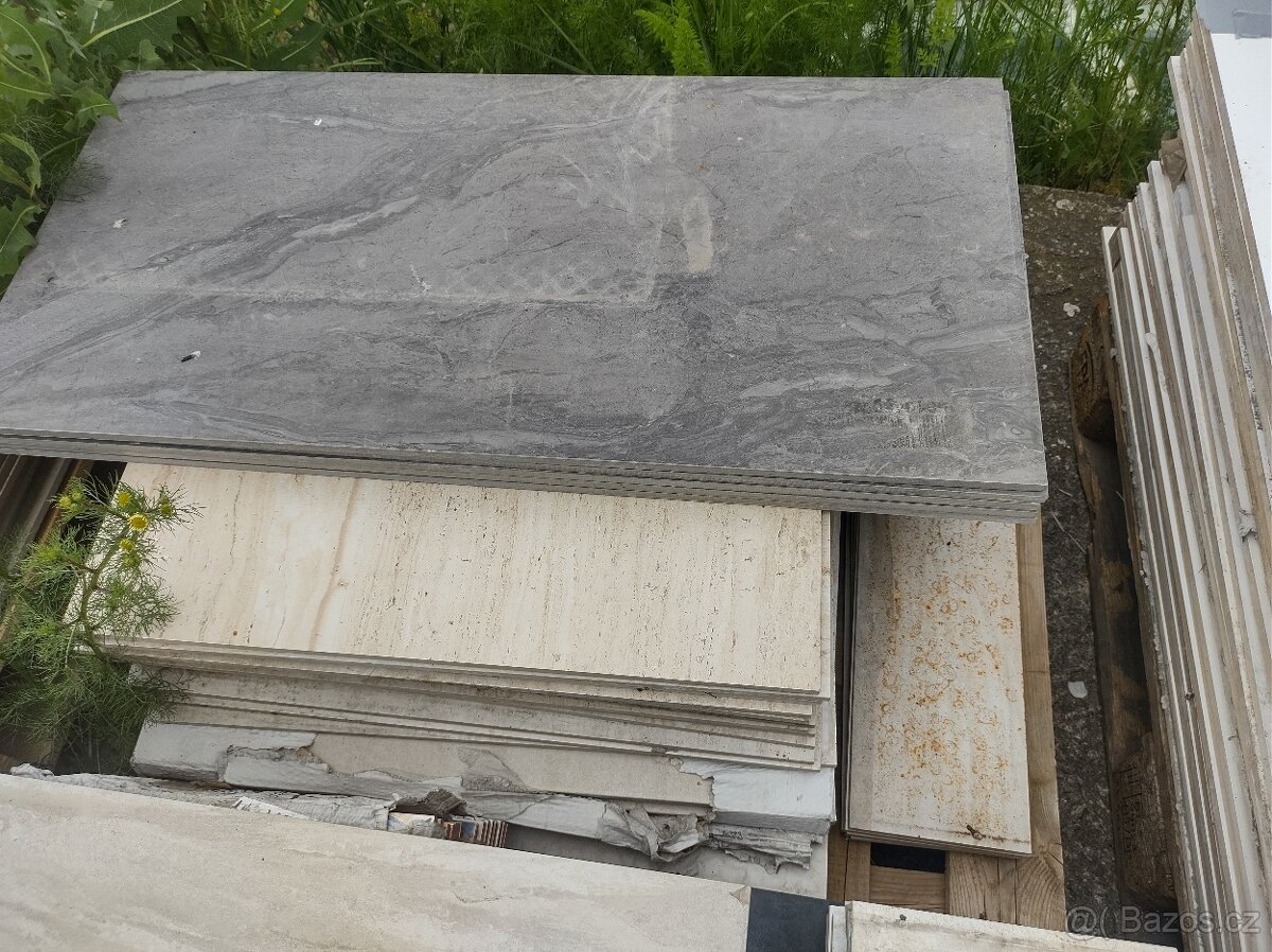 Dlažby a obklady - zbytky ze stavby-nové - 5