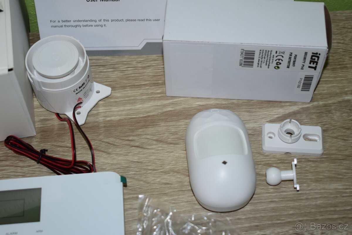 Alarm iGET M3B + Detektor pohybu iGET P1v2 - doprava v ceně - 5