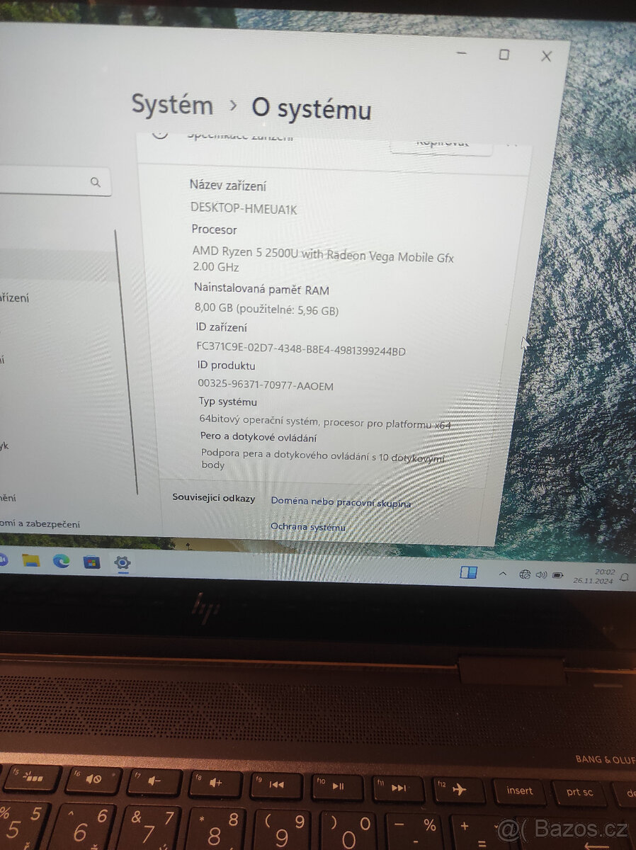 Notebook HP Envy x360 13" AMD Ryzen 5 - 5