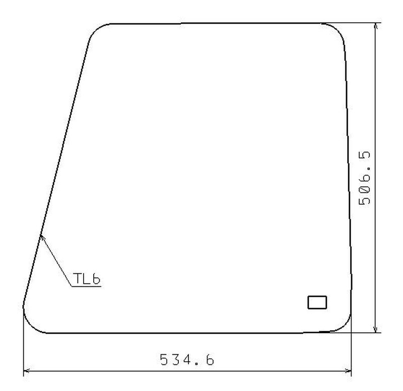 Zetor 3011 skla kabiny - 5