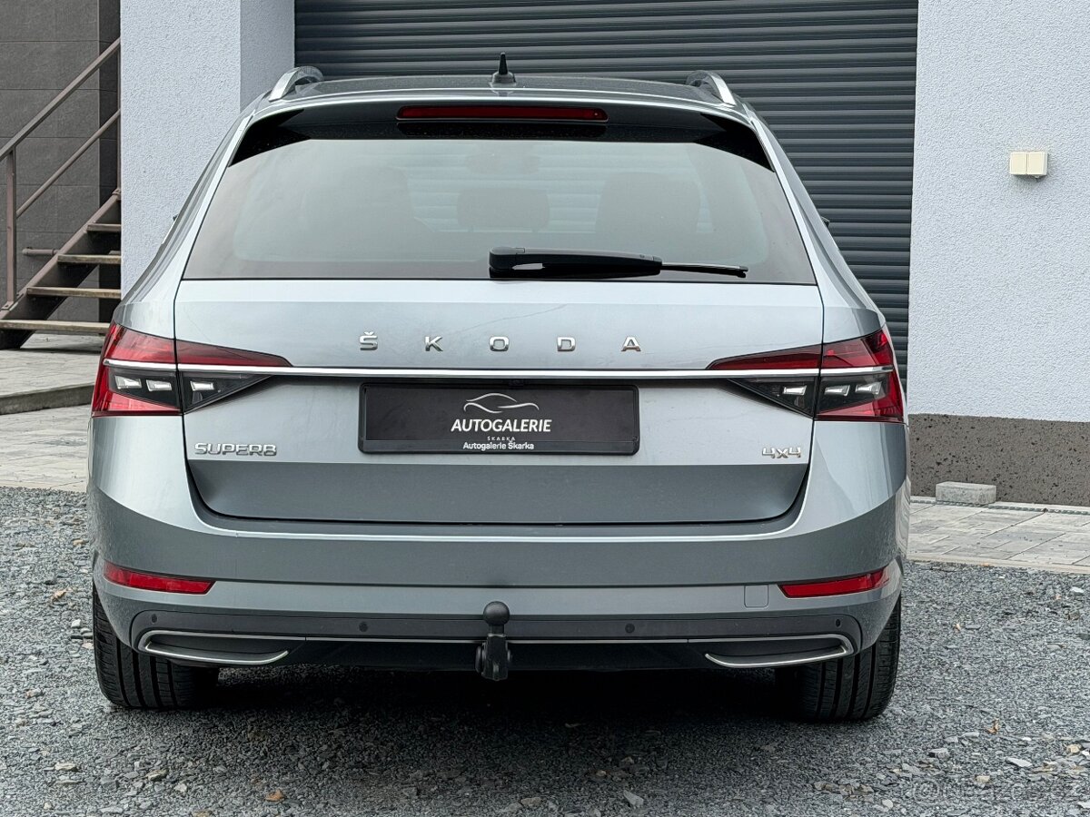 ŠKODA SUPERB L&K 4x4 2.0TDI 147KW WEBASTO TAŽNÉ m2022 - 5