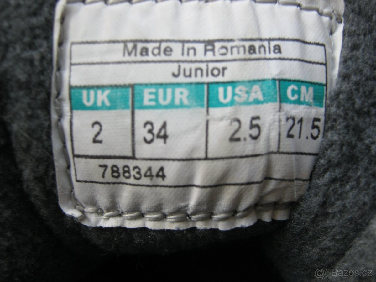 Junior běžkařské boty ATOMIC velikost 34, stélka 21,5cm - 5