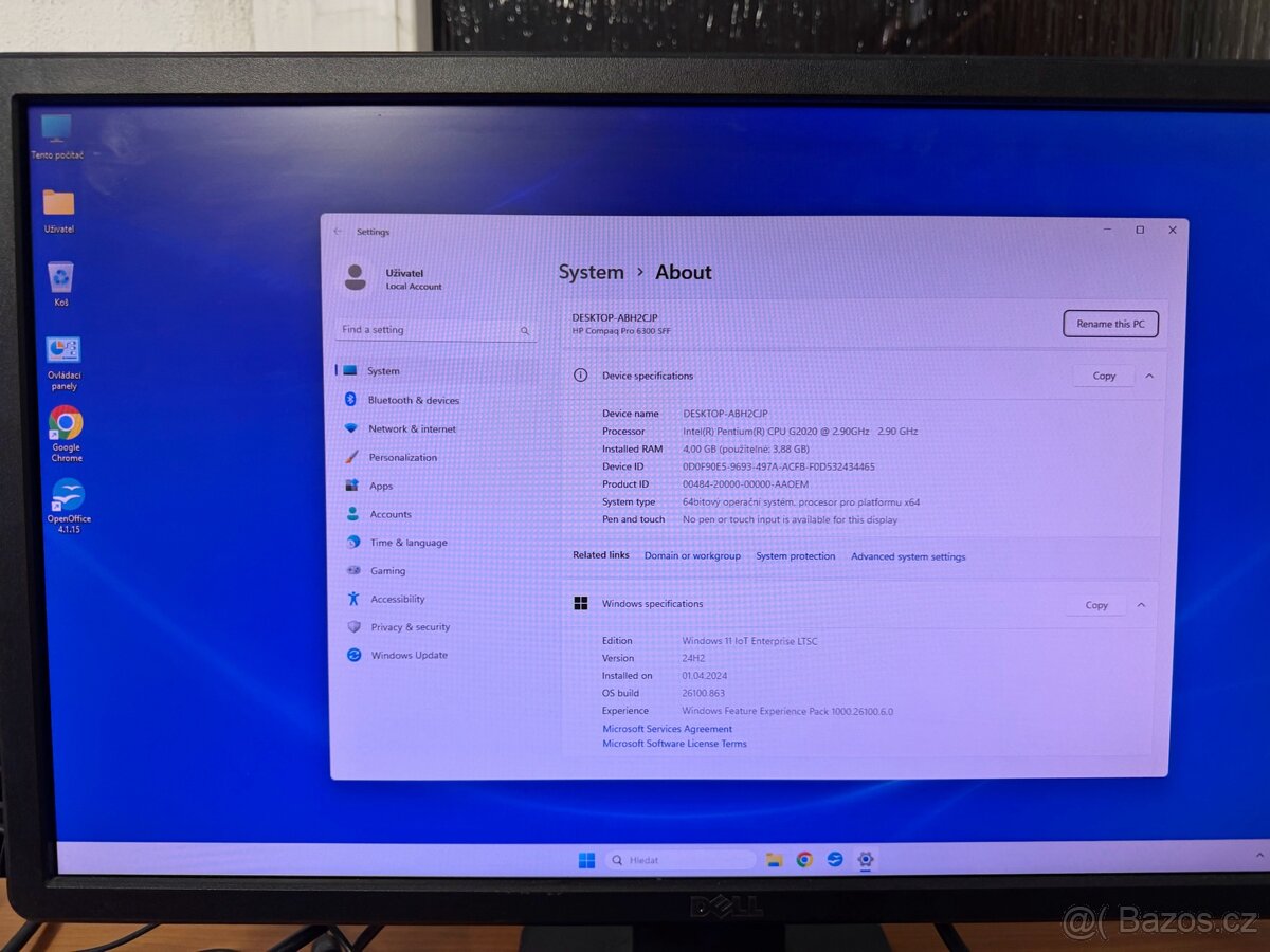 HP Compaq 6300 Pro SFF – Pentium | 4GB RAM | 250GB | W11 - 5