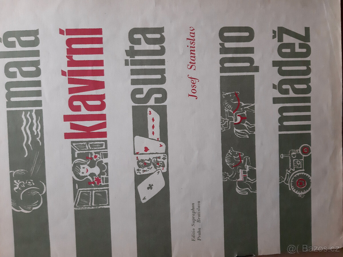 Noty pro klavír - různé, starší vydání - 5