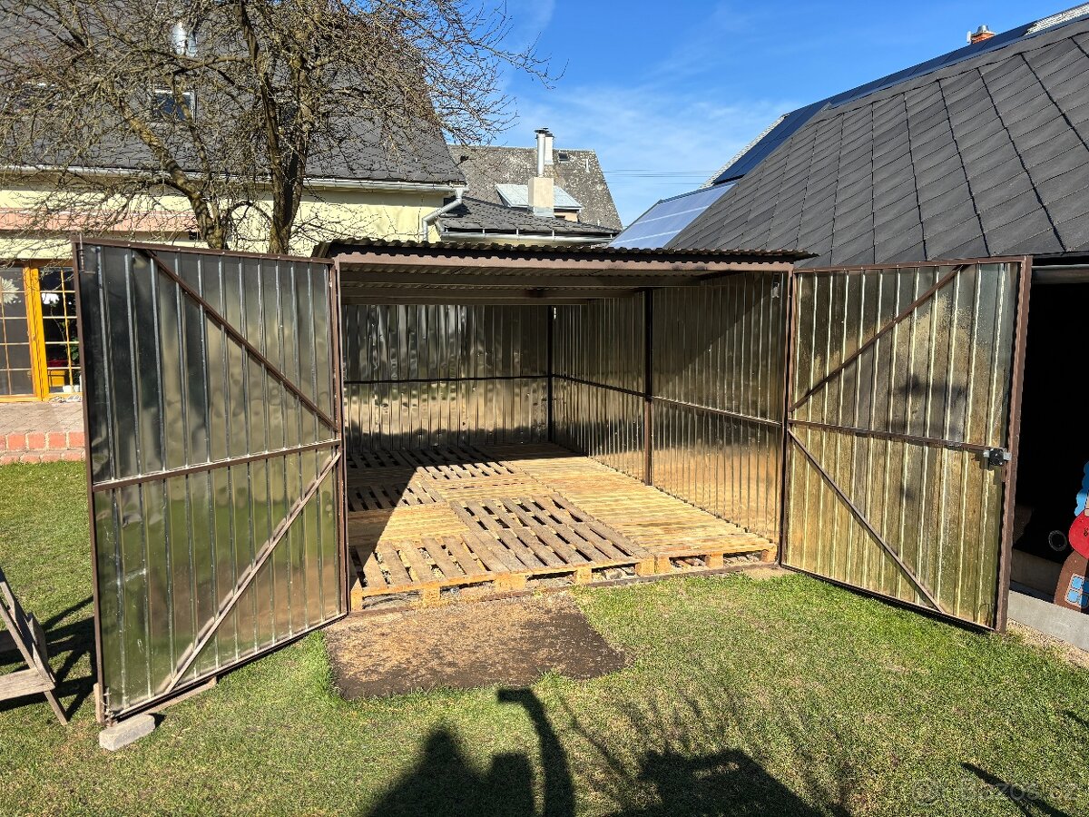 Plechová garáž 3x5m - 5