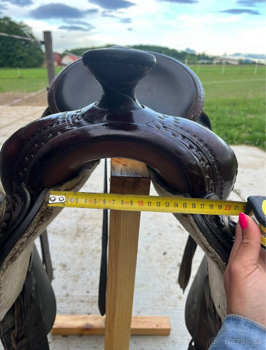 Westernové sedlo vel.16 - 5