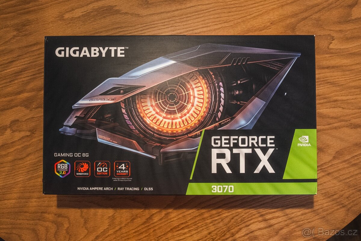 Grafická karta GIGABYTE GeForce RTX 3070 GAMING OC 8G - 5