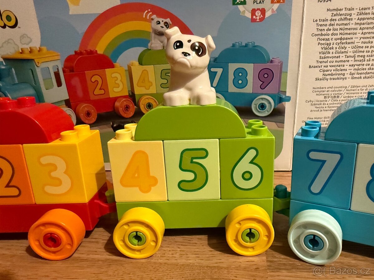 LEGO DUPLO vláčky - TOP stav, vše 100% kompletní + BONUS - 5