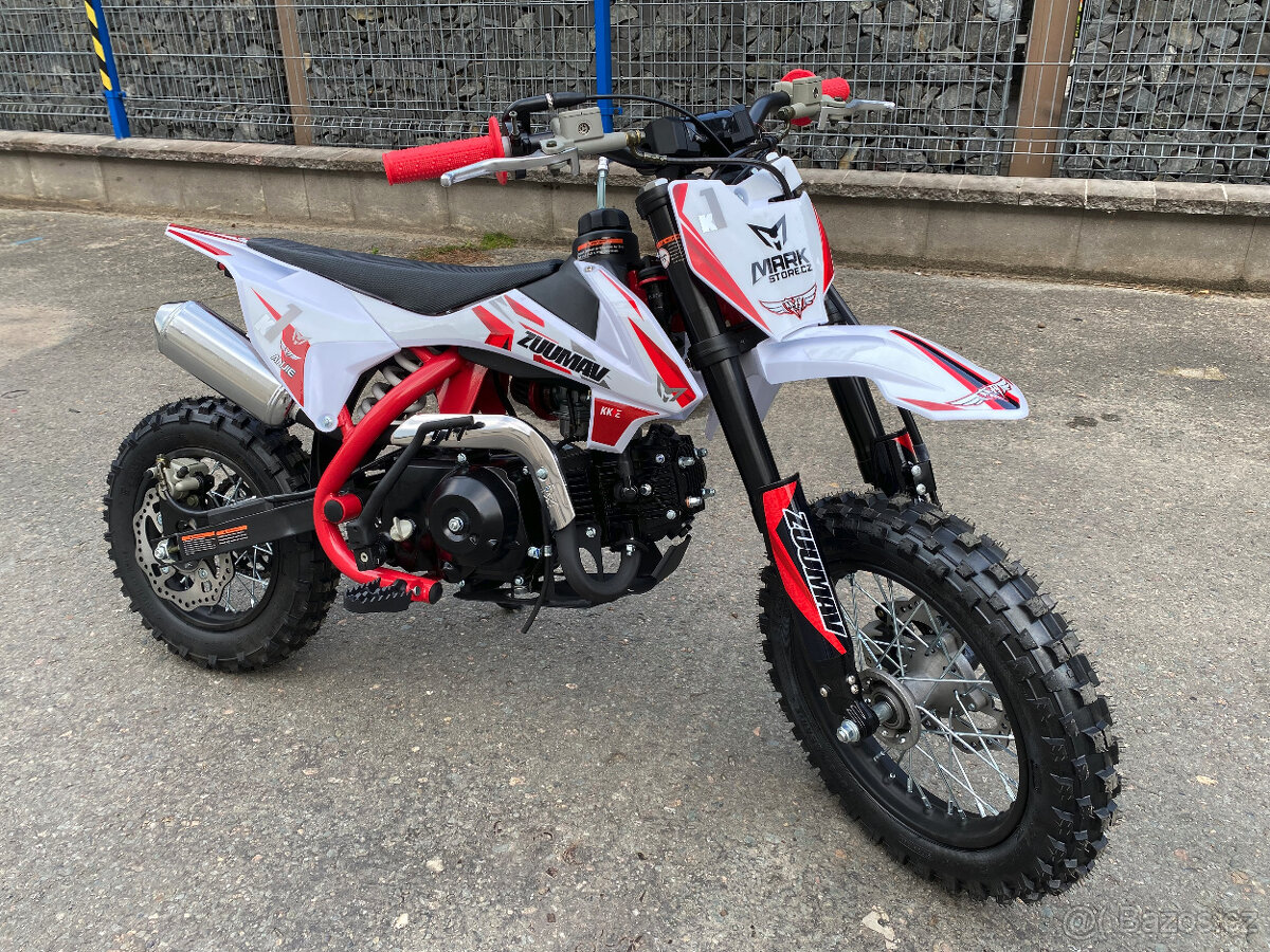 Pitbike Zuumav K1 110cc 12/10 - červená - 5
