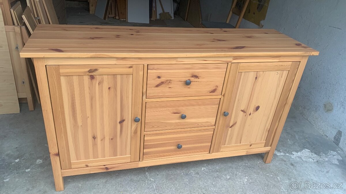 Ikea Hemnes velká komoda příborník masiv Leksvik - 5