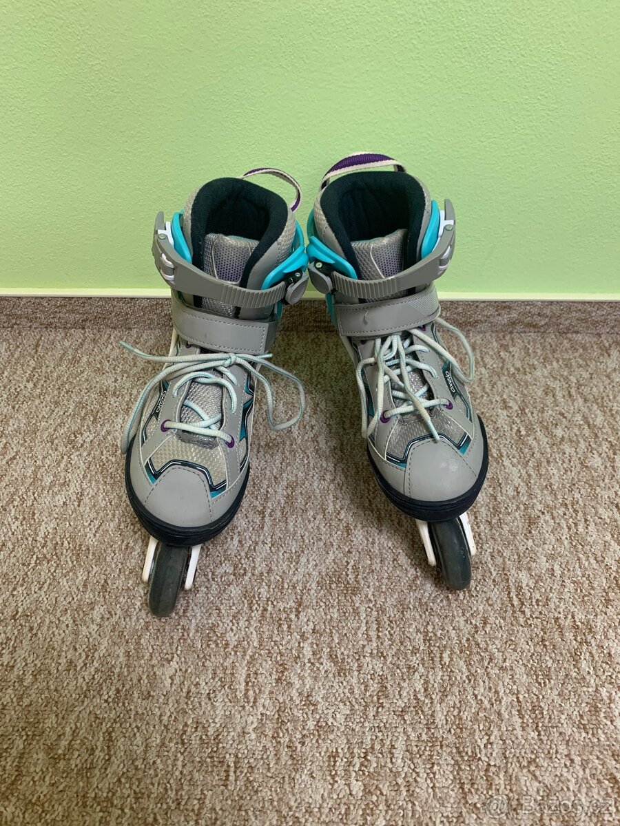 Dívčí inline brusle Oxelo vel 35-38 - 5