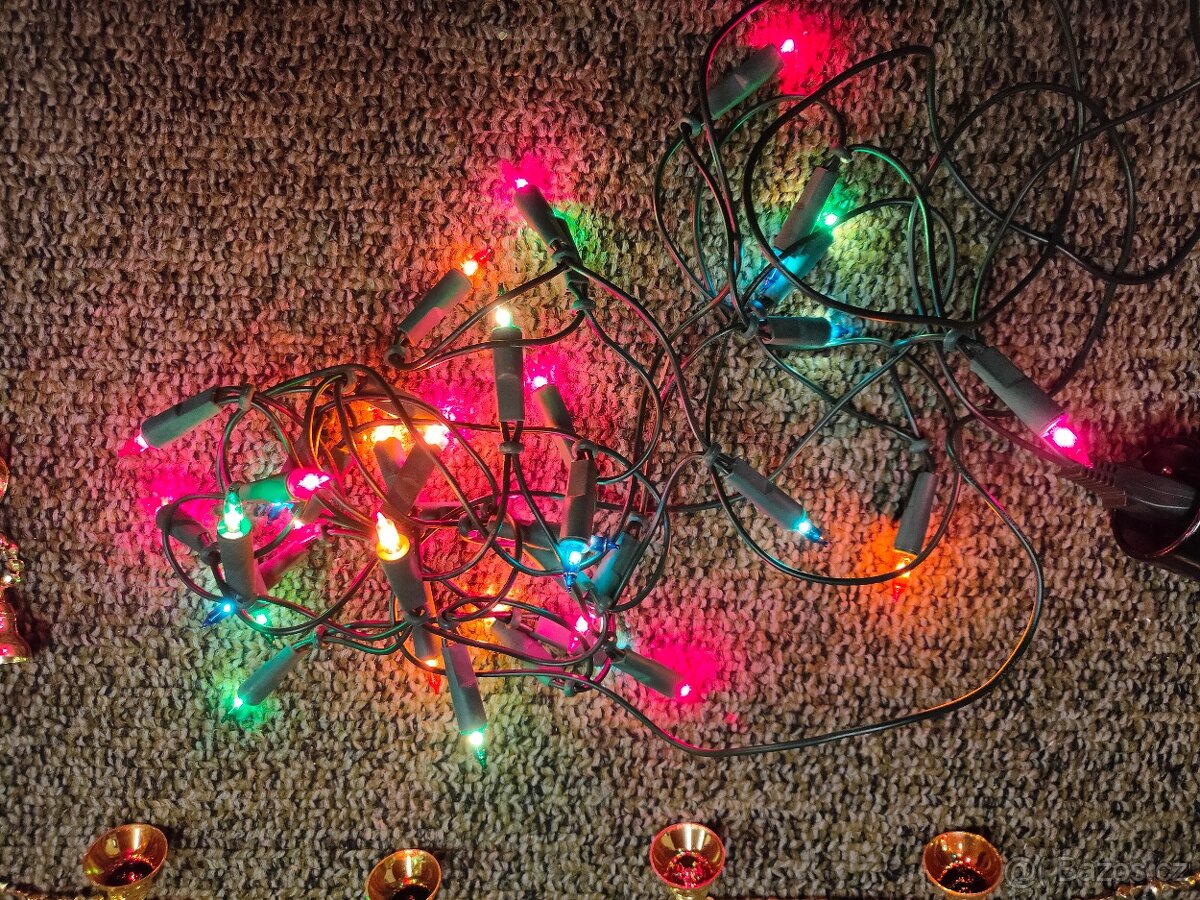 Retro vánoční osvětlení na stromeček - 5