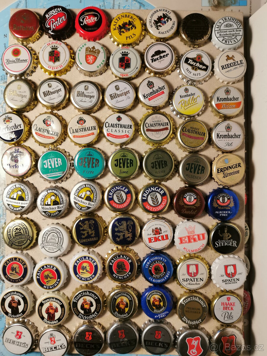 Prodám sbírku korunkových uzáveru, zátky vršky z piv,nápojú - 5