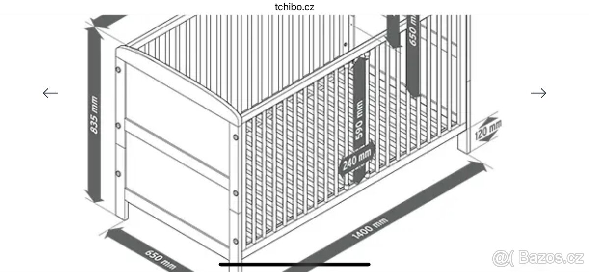 Dětská postýlka Tchibo - 5