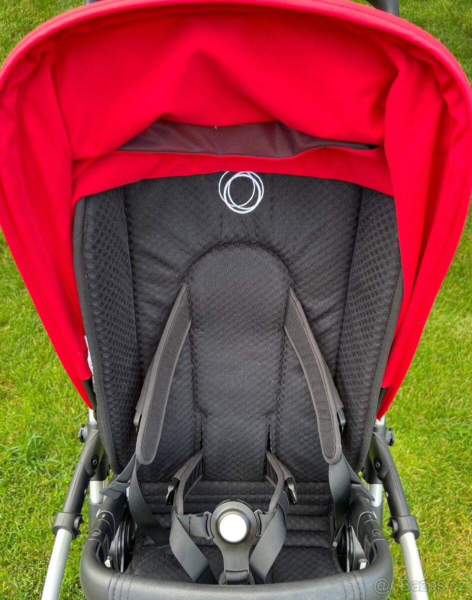 Kočárek Bugaboo Bee6 Black/Silver/Red - 5