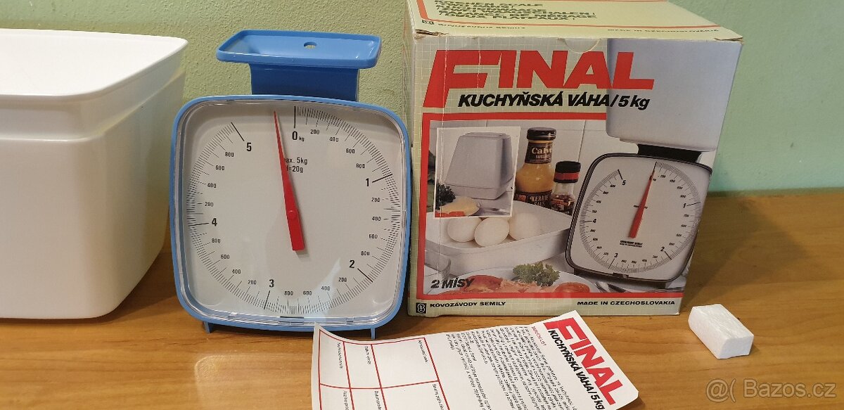 Kuchyňská váha KZ Semily retro nová - 5