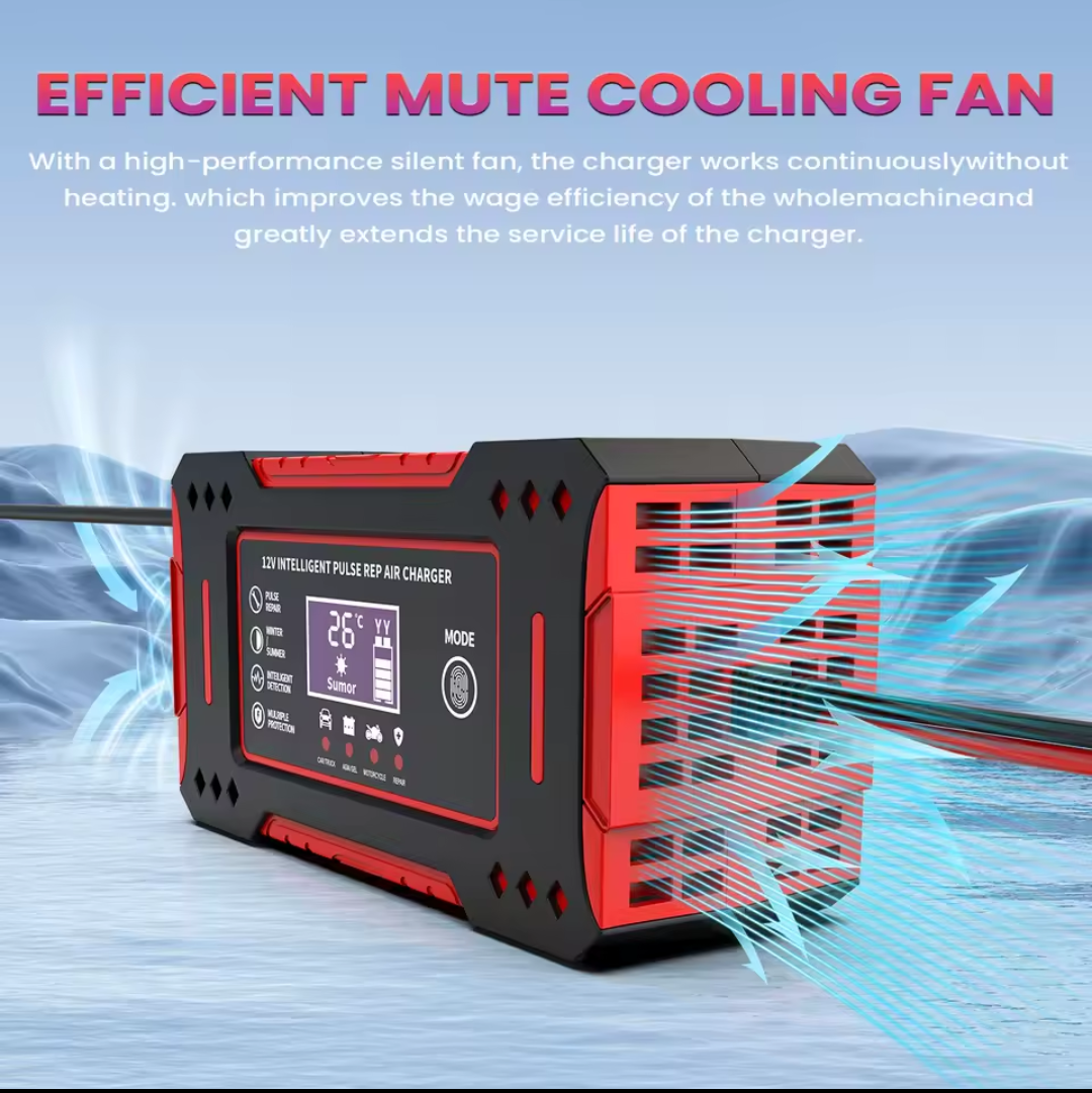 Nabíječka autobaterií 12v 6a. - 5