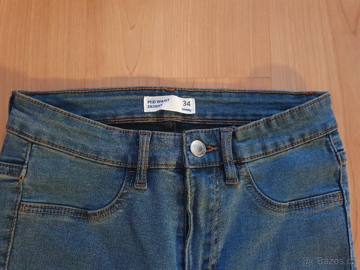 Rifle džíny sinsay v.34 modré úzké - 5