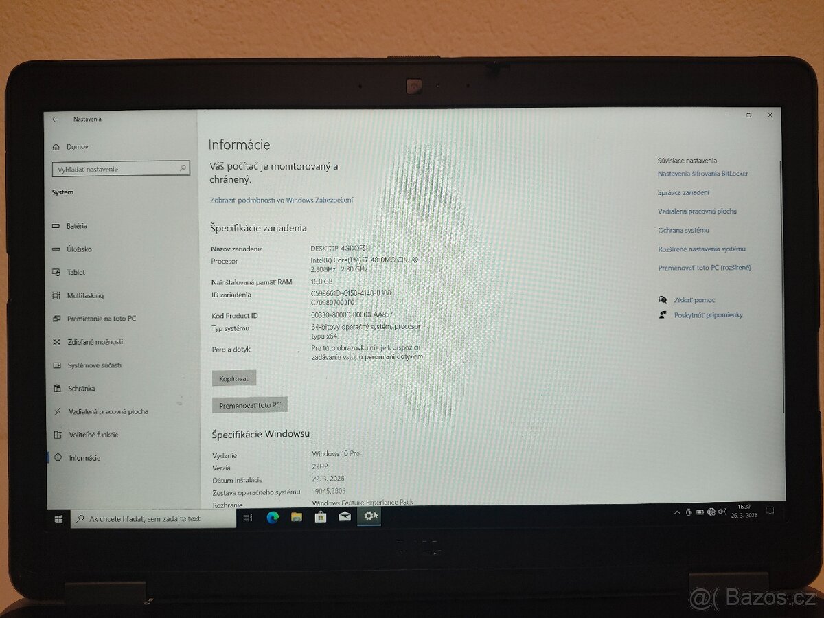 Dell Latitude E6540 | i7 • 16GB • 256GB SSD - 5