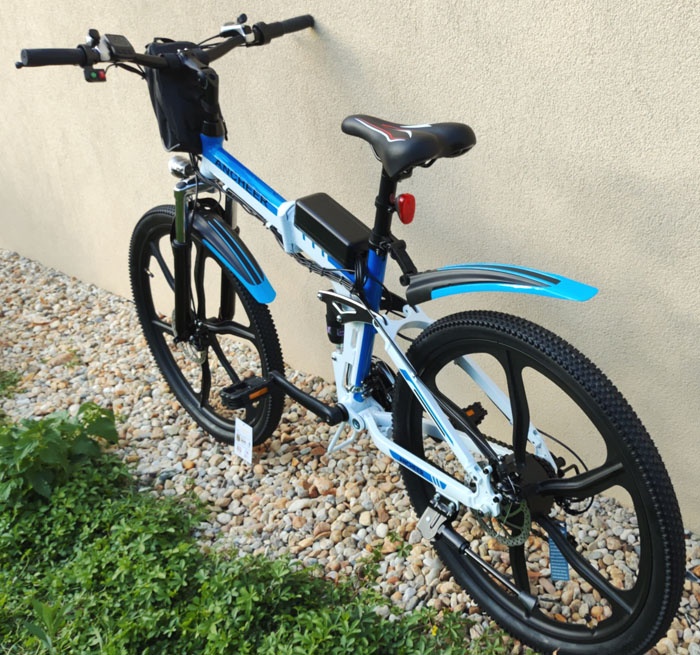 Celoodpružené skládací elektrokolo ANCHEER 250W ALU rám - 5