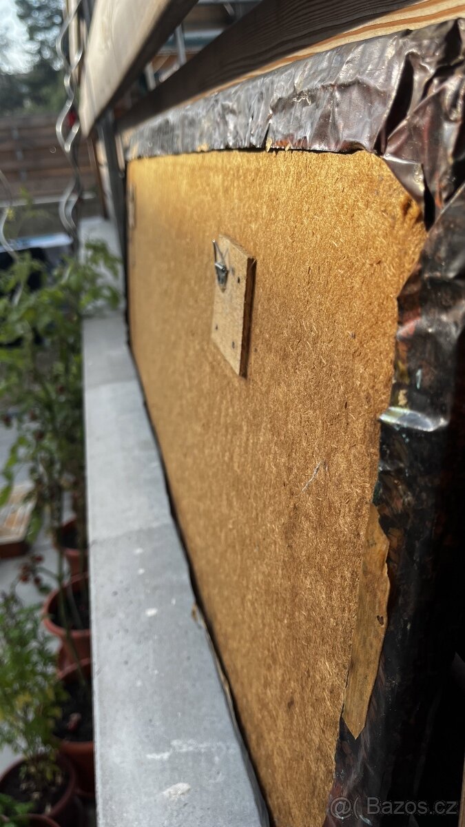 Plastický měděný obraz z Mexika - 5