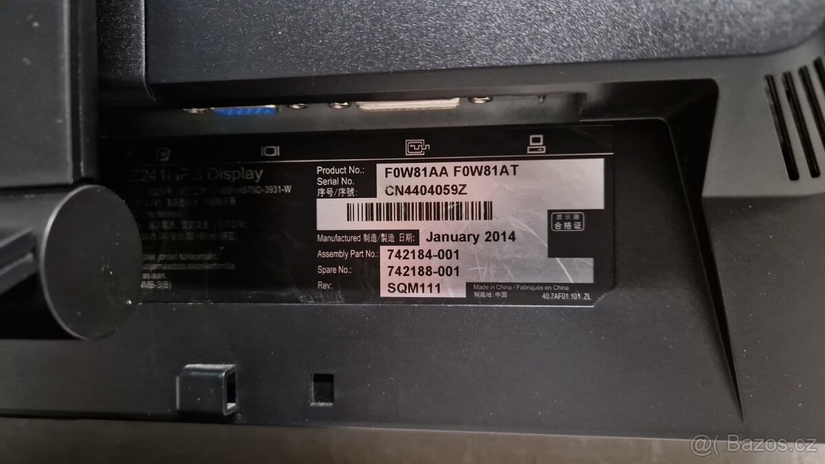 ❰ 24" Monitory | HP EliteDisplay e241i, IPS LED, Full HD ❱ - 5