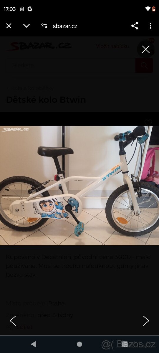 Dětské kolo btwin - 5