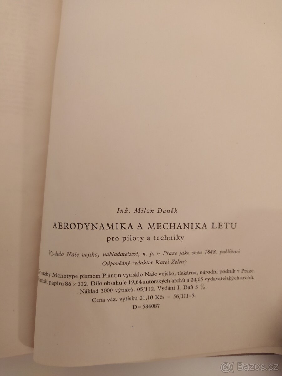 Aerodynamika a mechanika letu pro piloty a techniky - 5