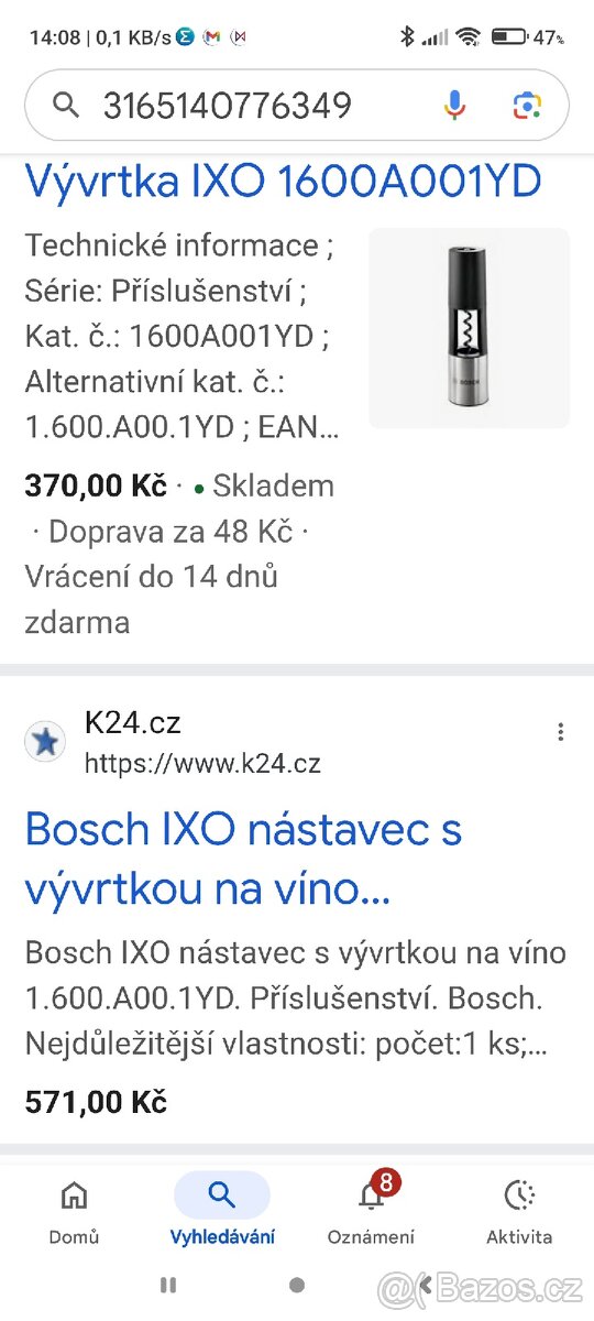 Vývrtka na víno BOSCH - 5