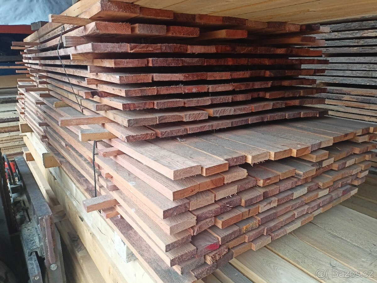 LEVNĚ - Fošny, trámy, hranoly, vše suché - 5