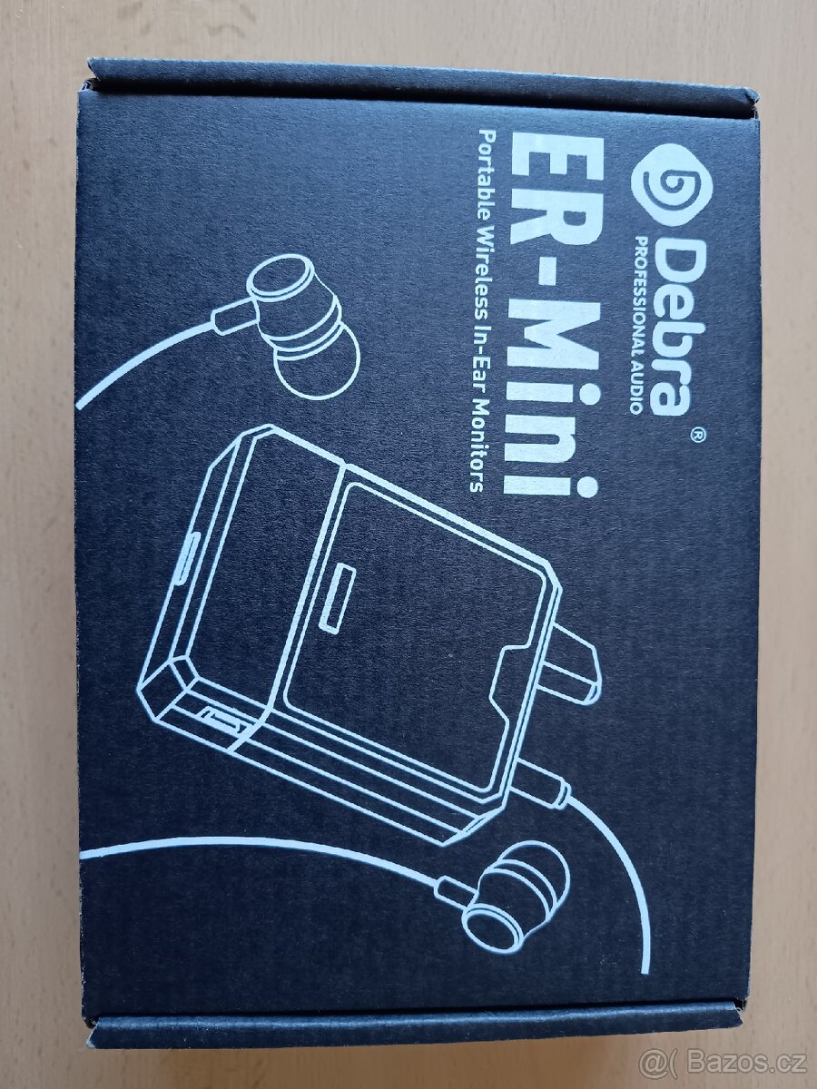 Prodám bezdrátový kit pro IEM Debra ER-Mini SLEVA na 600,-Kč - 5