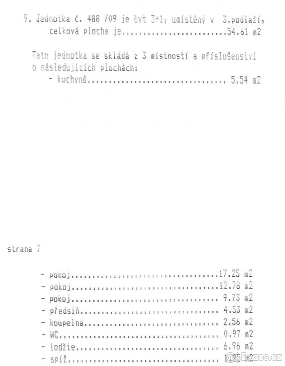 Prodej bytu 3+kk, 54,61 m², Praha 9 - Prosek, ul. Bohušovick - 5