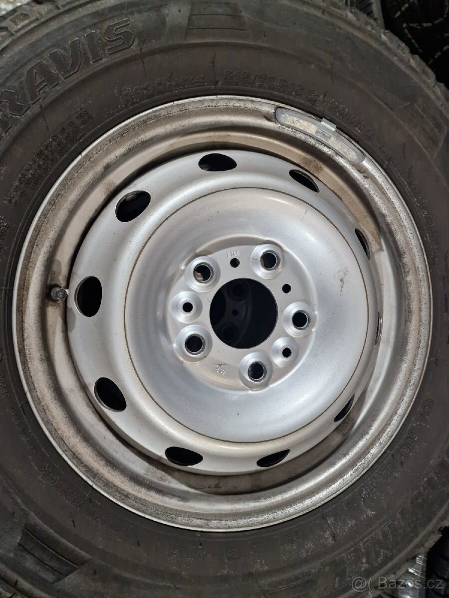 215/70 R15C kola Fiat Ducato 5x118 senzory - 5