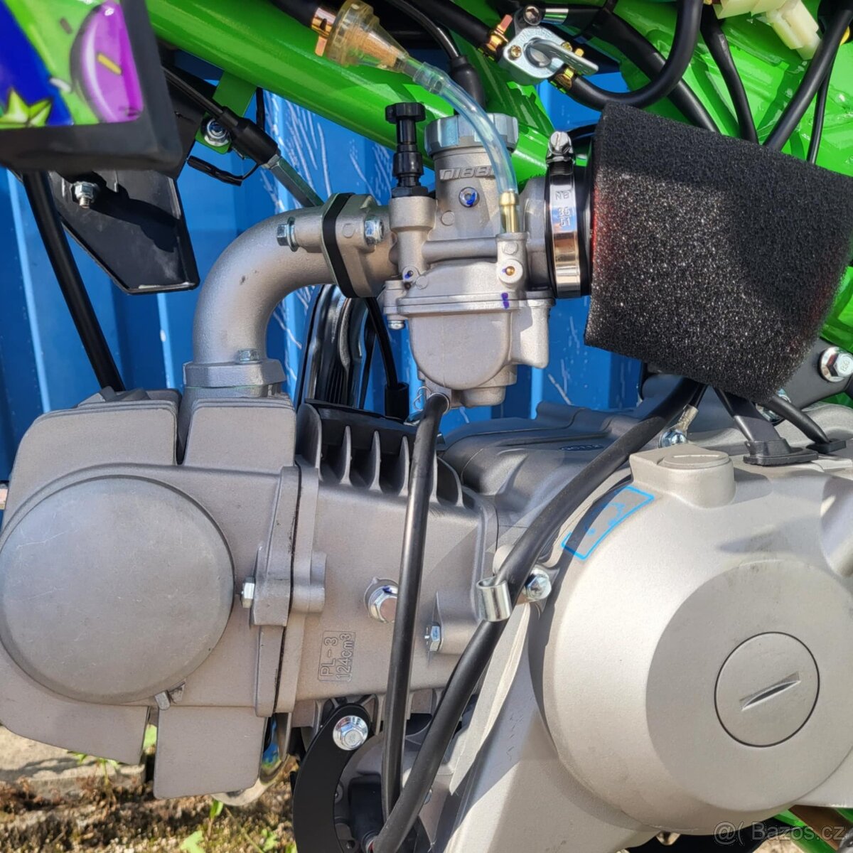 Pitbike APAQ ATOM 125ccm 17"/14" E-START + světlo - 5