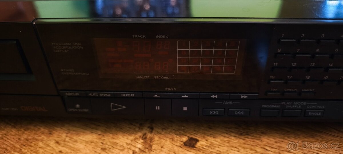 CD přehrávač Sony CDP-750(88-89), převodník TDA1541A ,čti p - 5