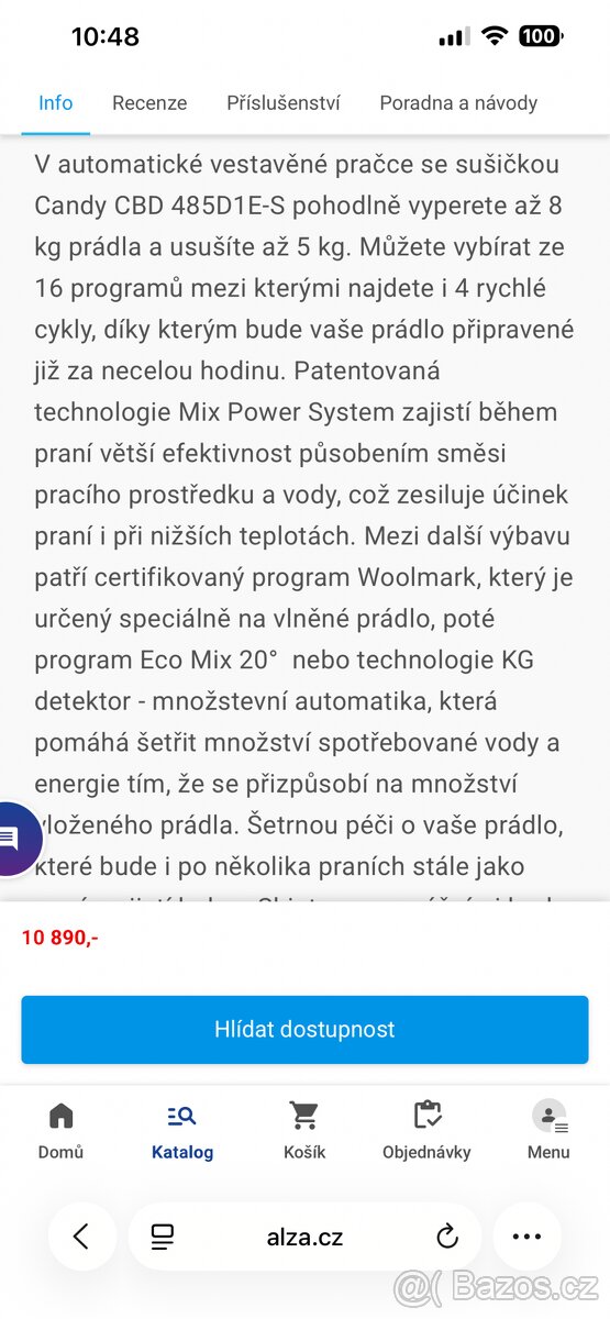 Nová Candy pračka se sušičkou - 5