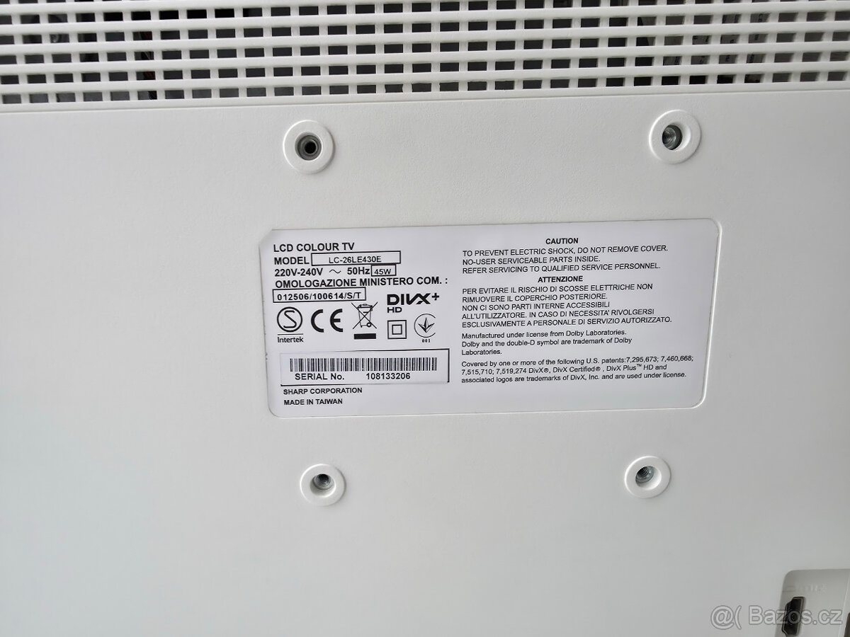 SHARP LC-26LE430E - 5