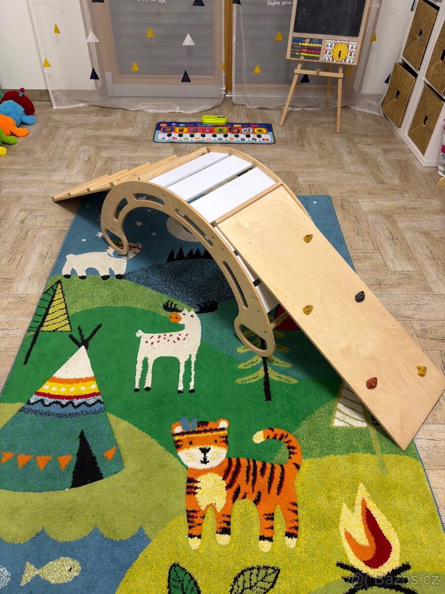 Be Vici dřevěná Montessori houpačka - 5