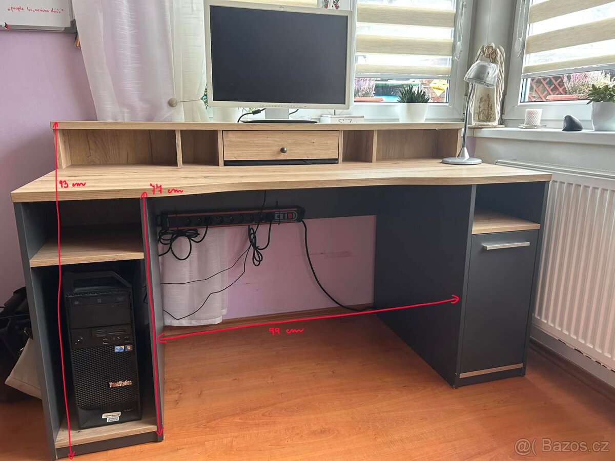 Psací stůl s herní stůl - 5