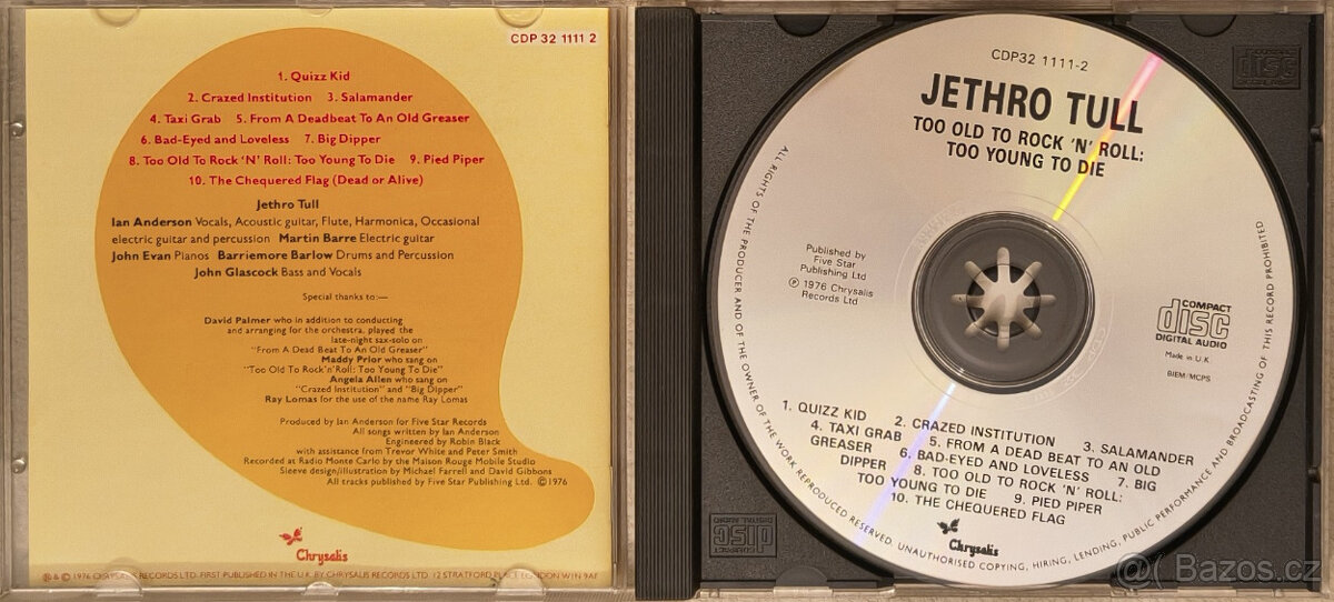 CD Jethro Tull: Různá alba - 5